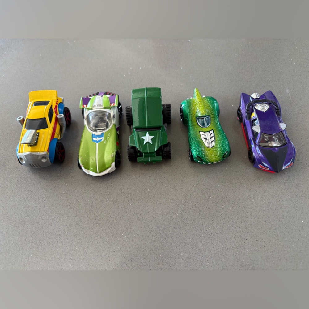 Vintage Disney Pixar Hot Wheels Toy Story cars
